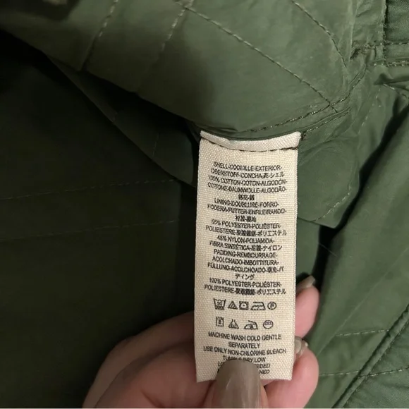 ✅sold ✅FREE PEOPLE Quilted Aviator Jacket size XS - Picture 6 of 8